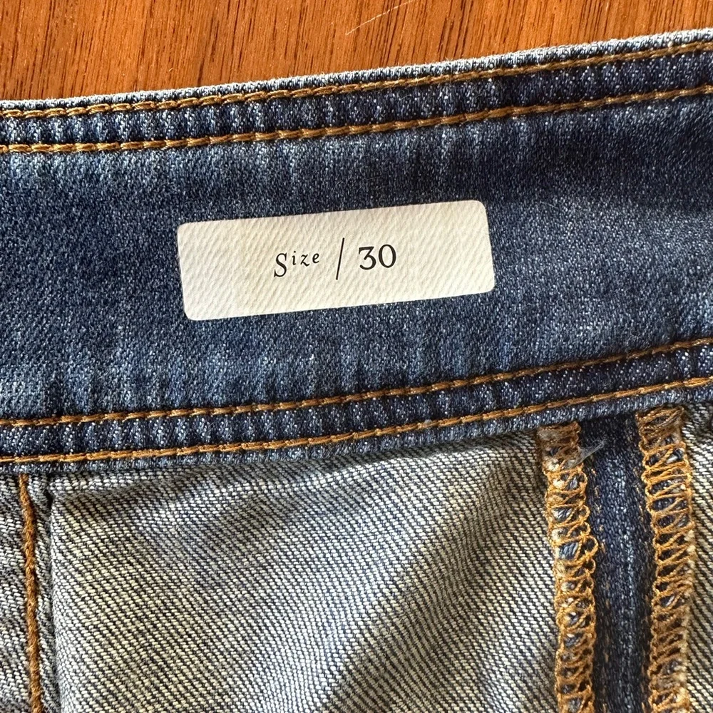 Pilcro by Anthropologie Wide Leg Cropped Jeans- size 30 - Picture 4 of 9